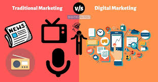 traditional marketing vs digital marketing